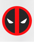Puodelis Deadpool face Puodelis Deadpool face